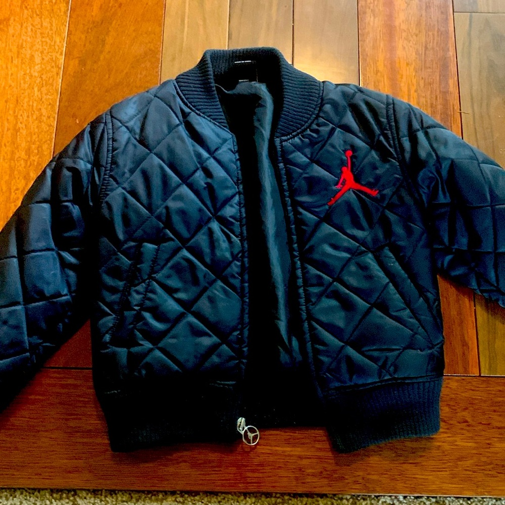 Vintage Michael Jordan Puffer Jacket Kids Small 5